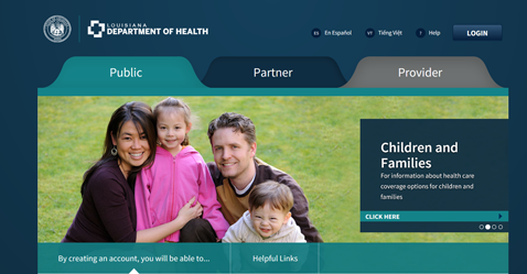 New Medicaid Eligibility and Enrollment System | Department of Health | State of Louisiana