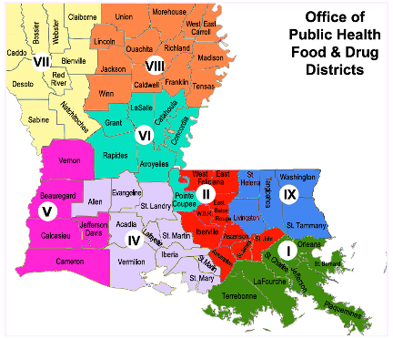 Food & Drug Unit Districts