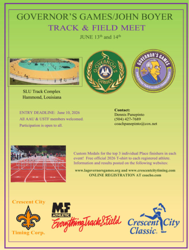 Governor's Games Track & Field 2026