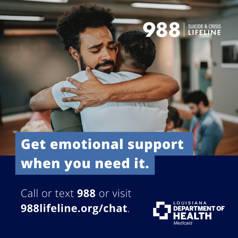Get emotional support when you need it.
